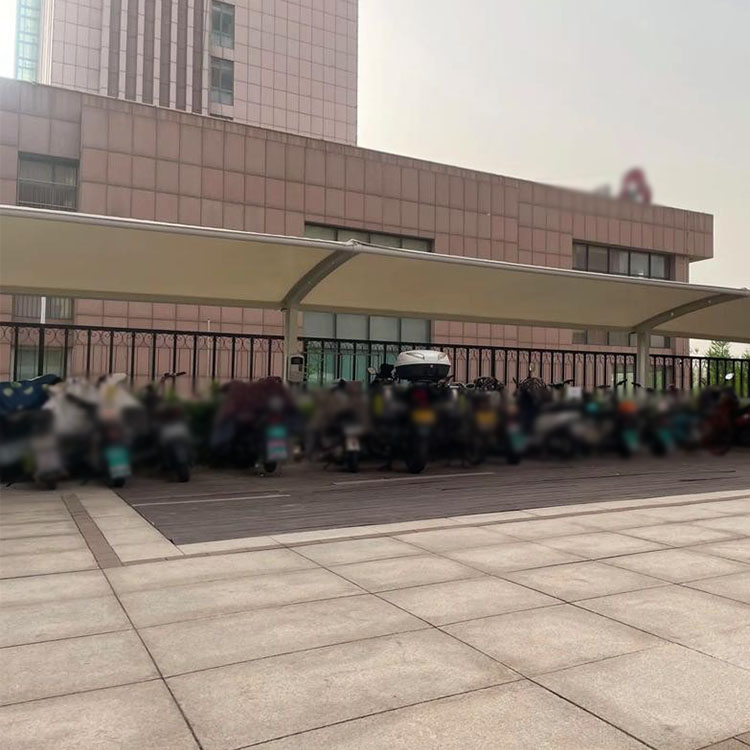 钟祥市膜结构电动车棚